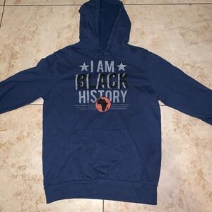 Men's Blue Graphic Hoodie